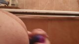 Sasha Earth solo plays at home with her ass dildo snapshot 1