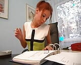 Redhead secretary from Germany gets fucked hard on a lunch break snapshot 1