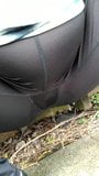 Outdoor peeing through pants snapshot 5