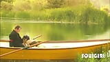 Cytherea được đụ trên sông trong canoe snapshot 9