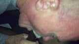 Mustache grandpa sucking big black dick snapshot 2