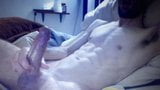 Bearded slim huge hung thick cock big dick jerking snapshot 3