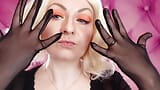 ASMR: mesh gloves (no talking) hot MILF slowly SFW video by Arya Grander snapshot 9