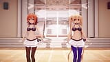 MMD R-18 Аниме-девушки сексуально танцуют, клип 266 snapshot 5