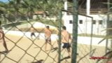 Sparta - suge pula excitată este futută în cur la petrecerea de la piscină! snapshot 2