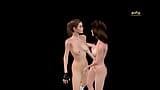 Lesbische mädchen vorspiel - animierter 3d-cartoon-porno snapshot 15