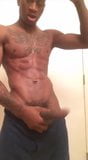 Skinny black guy showing off snapshot 9