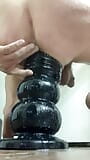 XXL wrecking ball dildo anal destruction and cleanup up snapshot 9