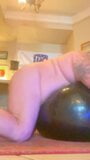 Chub hole exposed on exercise ball for your pleasure snapshot 8