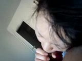 (Aziatische) Japanner krijgt een zwarte pik in haar snapshot 3