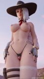 (Overwatch) ashe thighjob snapshot 2