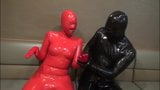 Latex Couple Has Sex in a Bar snapshot 9