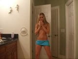 Amateur blonde strips snapshot 6