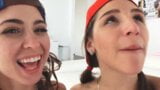 Celebrità moglie Abella Danger Riley Reid doppio pompino puttana snapshot 10