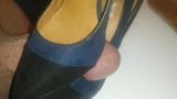 Sexy blue heels got cock snapshot 1