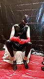 Latex catsuit and Red Latex Gloves snapshot 13