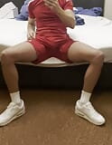 Fit boy get horny after workout in amazing outfit snapshot 1