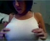 26 yo girl with big tits strip on webcam snapshot 1