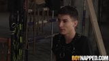 Blindfolded twink sub Axel Rubberax tormented by old dom snapshot 3