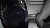 I cram my floppy dick into a fan in slow motion snapshot 8