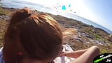 Public beach sloppy blowjob and fuck snapshot 7