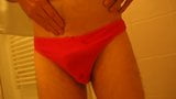 Piss & Cum in hot pink cotton knickers snapshot 2