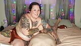 Tattooed Milf Jerks Your Cum In Her Hairy Armpits snapshot 9