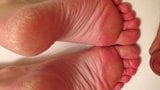 Cuming over my Wife's sexy feet 5 snapshot 1