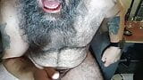 Hairy Bear Masturbating and Tasting My Own Cum snapshot 10