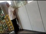 asian grandpa shows cock in public snapshot 1