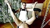 Dominatrix mistress April - чорний гумовий раб отримує глибокий трах snapshot 18