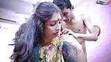 DESI LOCAL BHABHI ROUGH FUCK WITH HER 18+ YOUNG DEBAR ( BENGALI FUNNY TALK) snapshot 6