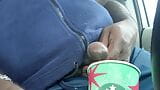 Daddy Pissing Close Up In Car From His Black Gay Cock (Guy Piss Outdoor) Gay Peeing In Public (Gay Golden Shower) snapshot 5