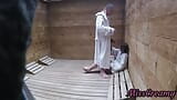 Dick Flash - I Pull Out My Cock in Front of a Teen Girl in the Sauna and She Helps Me Cum - Risk of Getting Caught snapshot 12