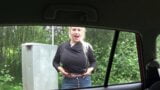 Big Tits Stepmom Angel Wicky Sucks in Car snapshot 1