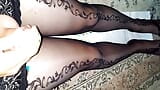 79v 4k Patterned Stayup Stockings on Curvy Sexy Legs snapshot 15