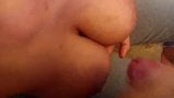 lots of  cum on my wife jumping tits snapshot 1