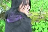 Brunette Sucking Dick And Fucking Outdoors snapshot 18