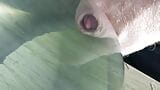 スリムな男timonrddが水で満たされたコンドームで激しく絶頂 snapshot 2