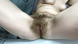 Pussy Hair trimming in the bathroom HUGE CLIT snapshot 2