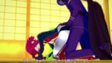 Cc và kallen vui vẻ với lelouch: code geass parody snapshot 17