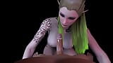 Cute Wood Elf POV Blowjob on her Knees : 3D Porn snapshot 3