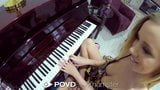 Povd rubia estudiante de piano seducida por profesor snapshot 7