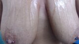 highandhorny22 – Oiling up my big natural tits! snapshot 3