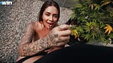 Blowjob und halsfick für eine plantageangestellte - sara blondine snapshot 4