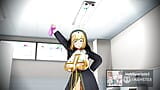 Mmd r18 przyrodnia siostra Charlotte zakonnica zerżnięta. Hentai 3D snapshot 10