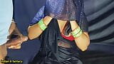 Neelam Bhabhi fucked in saree she was ready for marriage party and her dever cought her alone in her house snapshot 9