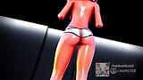 Mmd R18 Kashima Kancolle Ebony Dildo Play 3D Hentai snapshot 2