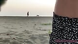 Dick Flash - A Girl Caught Me Jerking Off On A Public Beach And Helped Me Cum 4 Misscreamy snapshot 6