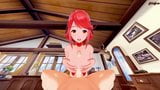 Pyra titty fucks you and sucks your dick from your POV. snapshot 5